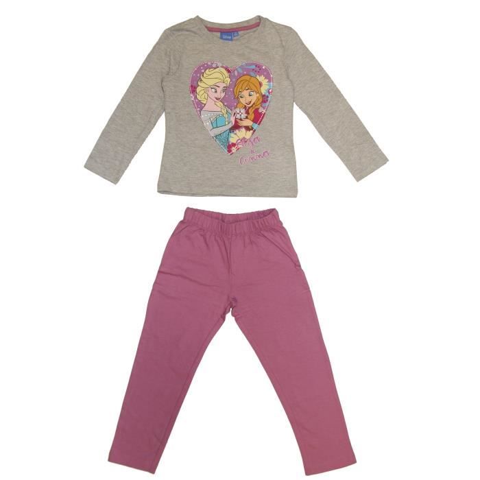 LA REINE DES NEIGES Pyjama 161425 R - Enfant Fille - Rose