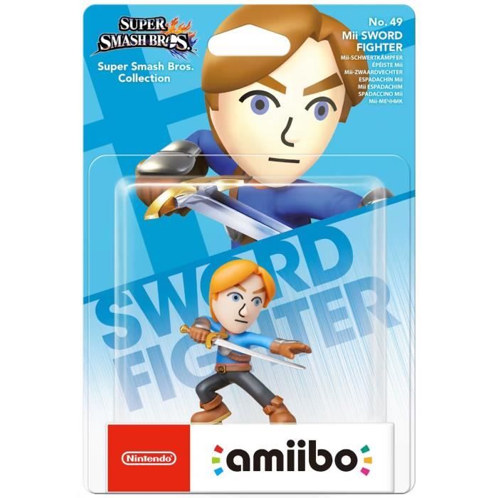 Figurine Amiibo Epeiste Mii Collection Super Smash Bros N°49