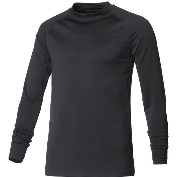 AVENTO - SOUS VêTEMENT THERMIQUE - Manches longues - Homme - Noir