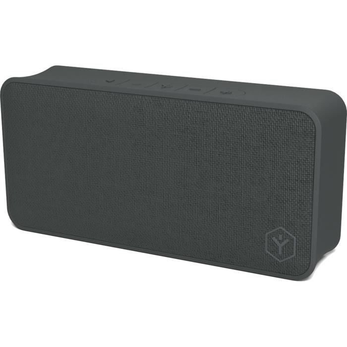 RYGHT NAMO Enceinte nomade Bluetooth - 12 heures d'autonomie - Micro intégré - Anthracite