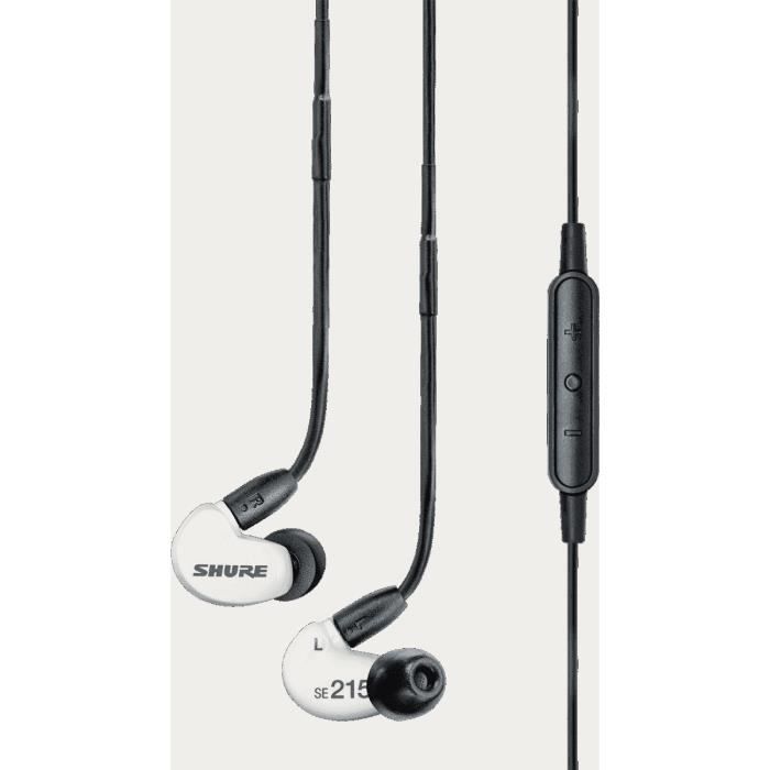 SHURE SSP SE215MPLUS Ecouteurs intra-auriculaires dynamiques - Blanc