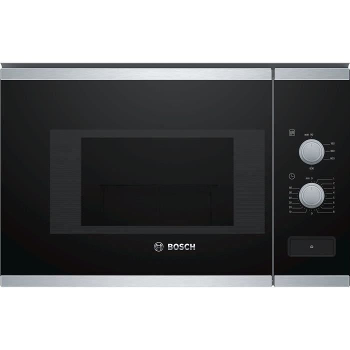 BOSCH BFL520MS0 - Micro-ondes monofonction inox - 20 L - 800 W - Pose libre