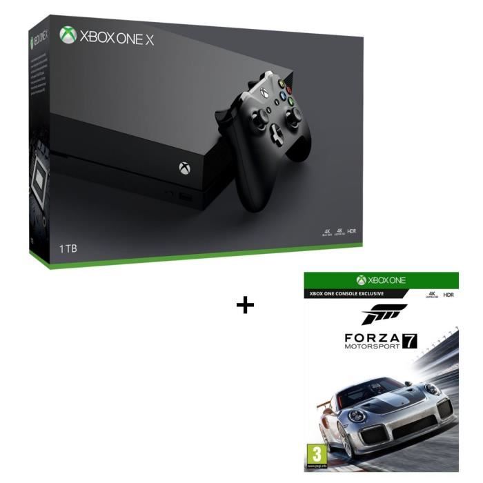 Xbox One X 1To + Forza Motorsport 7