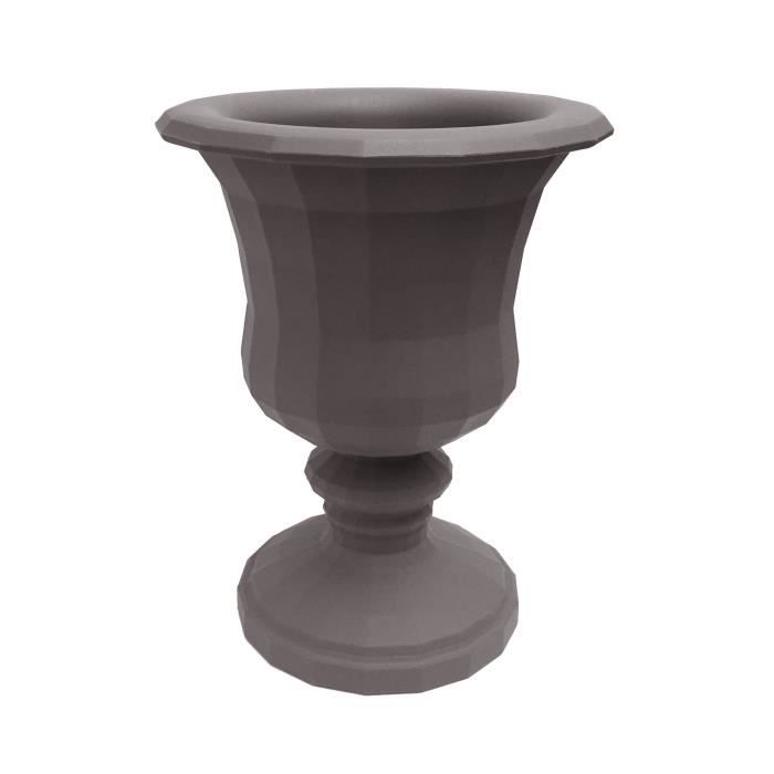TWIST Vase Ø32cm - 19l - Taupe