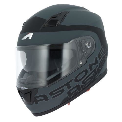 ASTONE Casque Intégral GT900 Apollo Mat Titanium