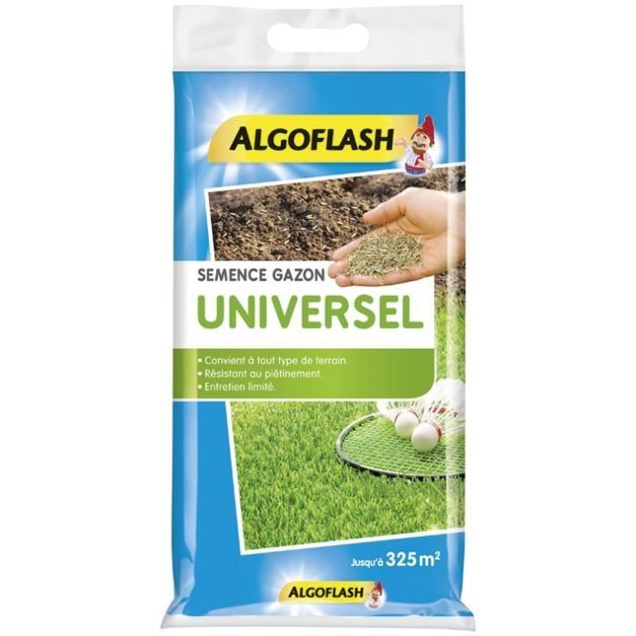 ALGOFLASH Semences gazon universel 5 Kg