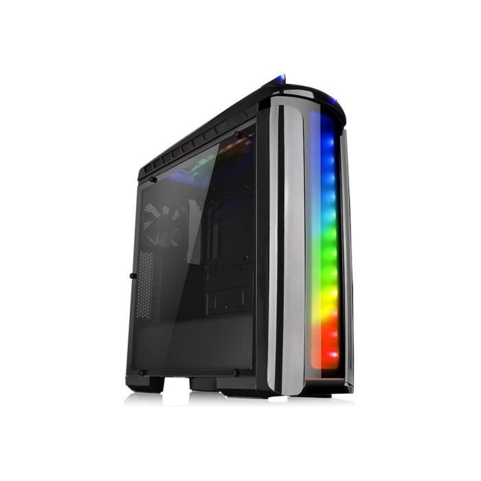 Thermaltake Boîtier PC Versa C22 RGB - Noir - Moyen Tour