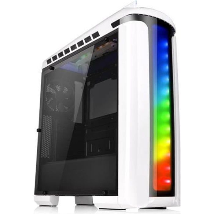 Thermaltake Boîtier PC Versa C22 RGB - Snow Edition - Moyen Tour