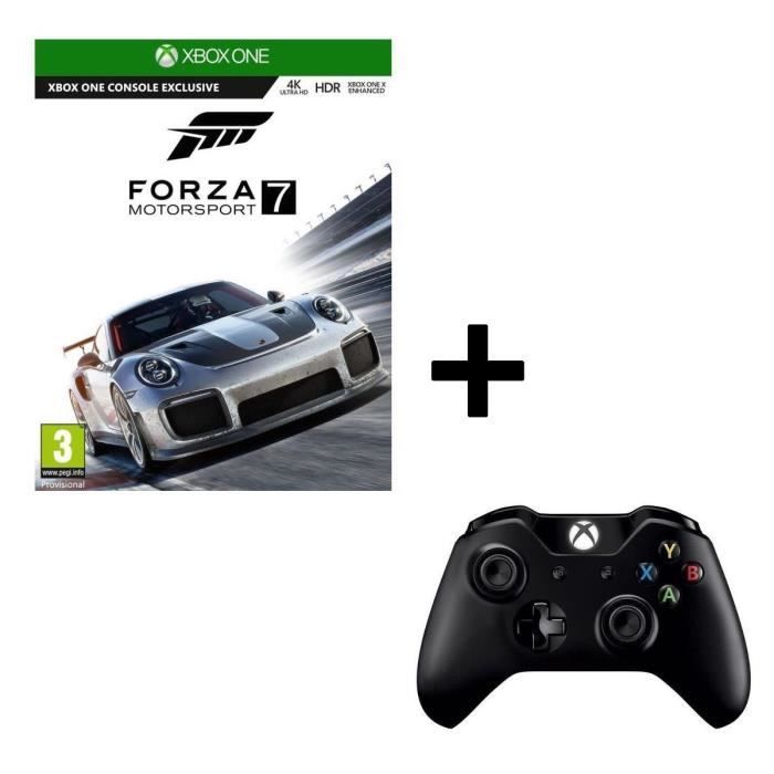 Pack Forza Motorsport 7 Jeu Xbox One + Manette Sans Fil Xbox One