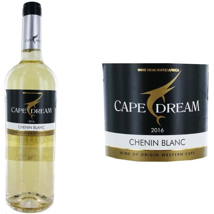 Cape Dream Vin d'Afrique du Sud Chenin 2016 - V...