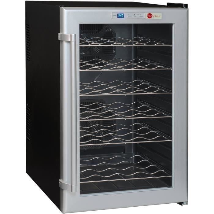 VINOSPHERE VN28C - Cave à vin de service - 28 bouteilles - Pose libre - Classe B - L 45 x H 73 cm
