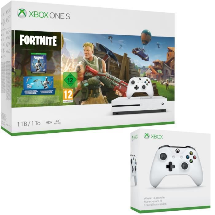 Xbox One S 1 To Fortnite + 2e manette