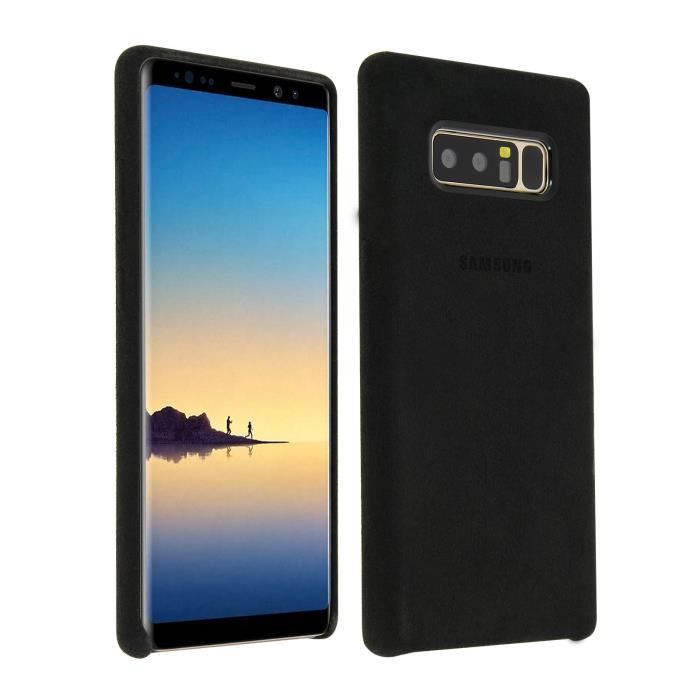 Samsung Coque en Alcantara Note8 - Noir