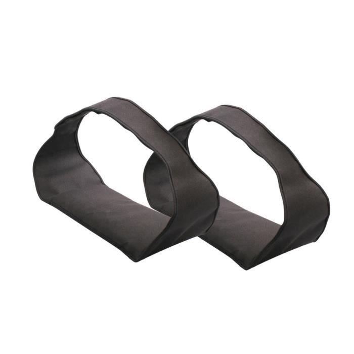 IRON GYM Dragonnes Ajustables avec Carré de Confort