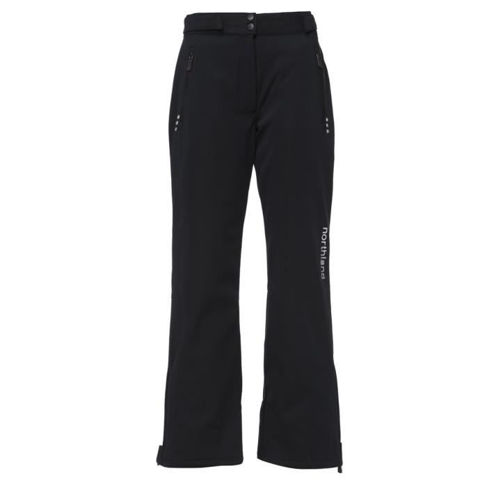NORTHLAND Pantalon de ski Softshell Tina Femme - Noir