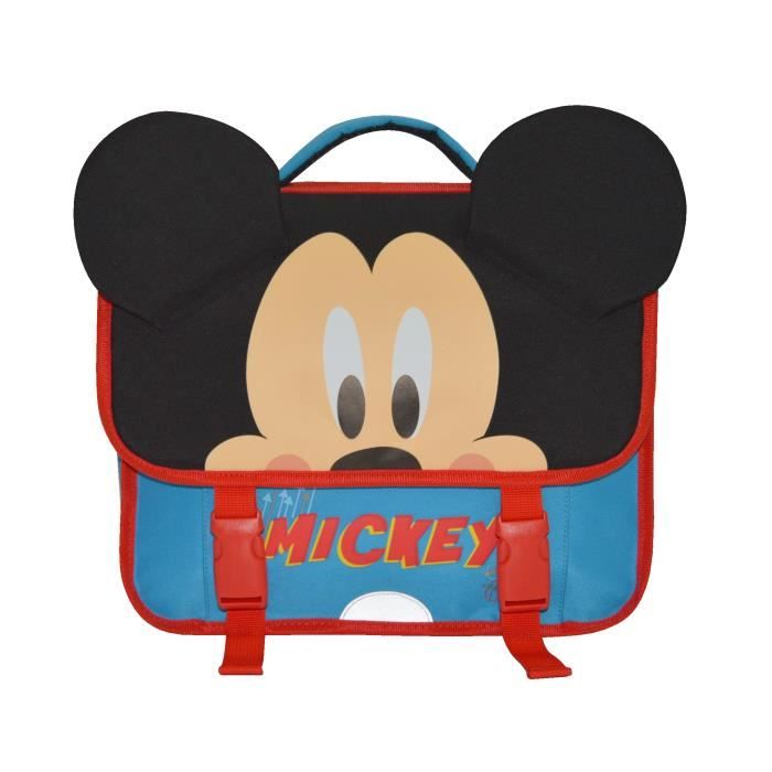 MICKEY Cartable 1 compartiment primaire Garçon 35 cm bleu