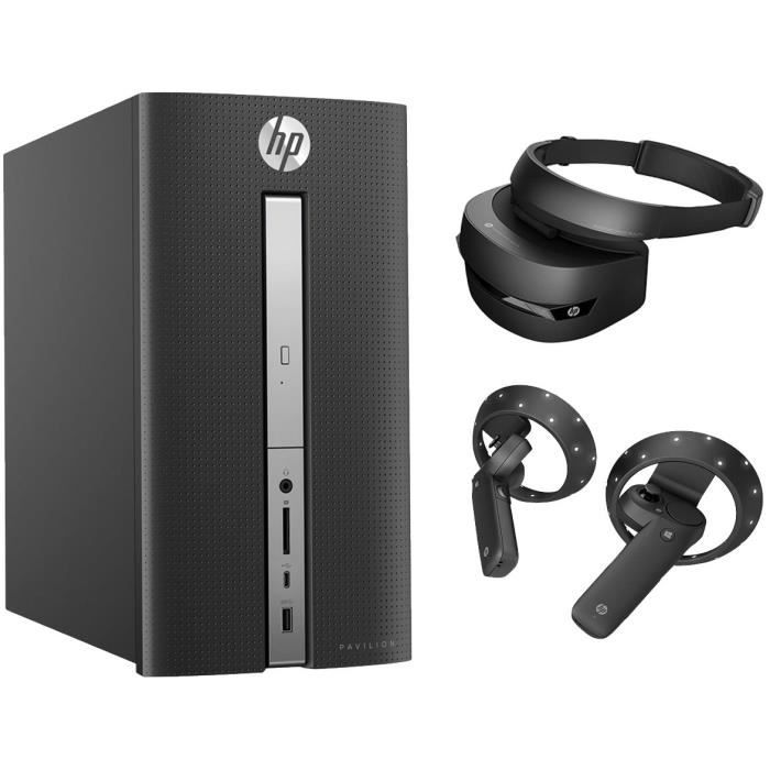 HP Pavilion GAMER - 8 Go de RAM - Windows - Intel Core I5 - NVIDIA GTX 1050 - 1 To + 128 Go SSD + HP Casque de réalité virtuelle