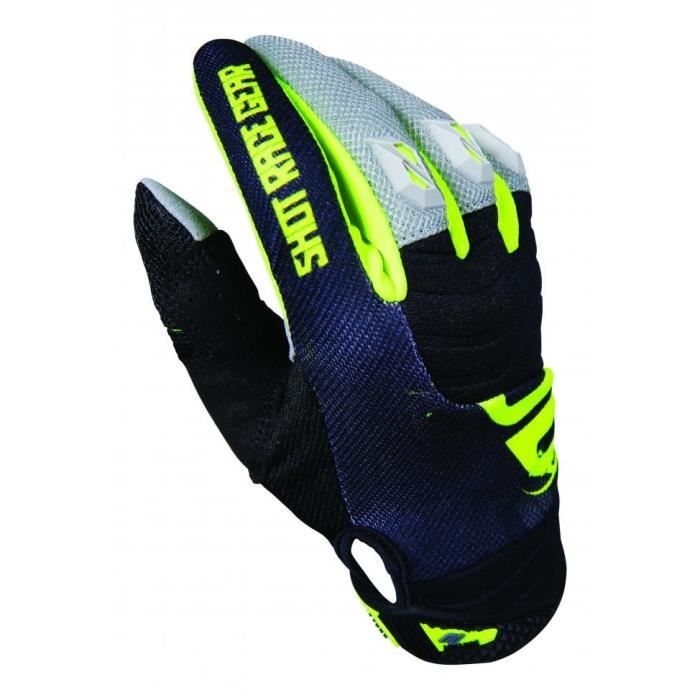 SHOT Gants Cross Contact Venom - Gris / Noir
