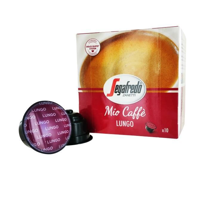 MIO CAFFE Capsules Lungo - Par 10 - Compatible Dolce Gusto