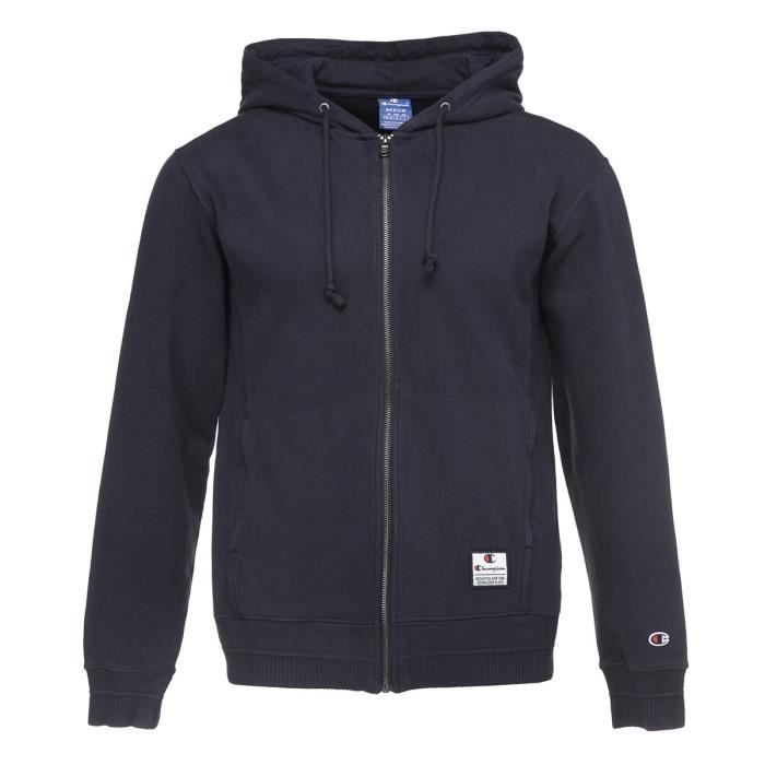 CHAMPION Sweat à capuche - Homme - Bleu marine