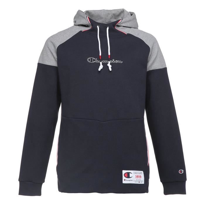 CHAMPION Sweatshirt à capuche - Homme - Bleu marine