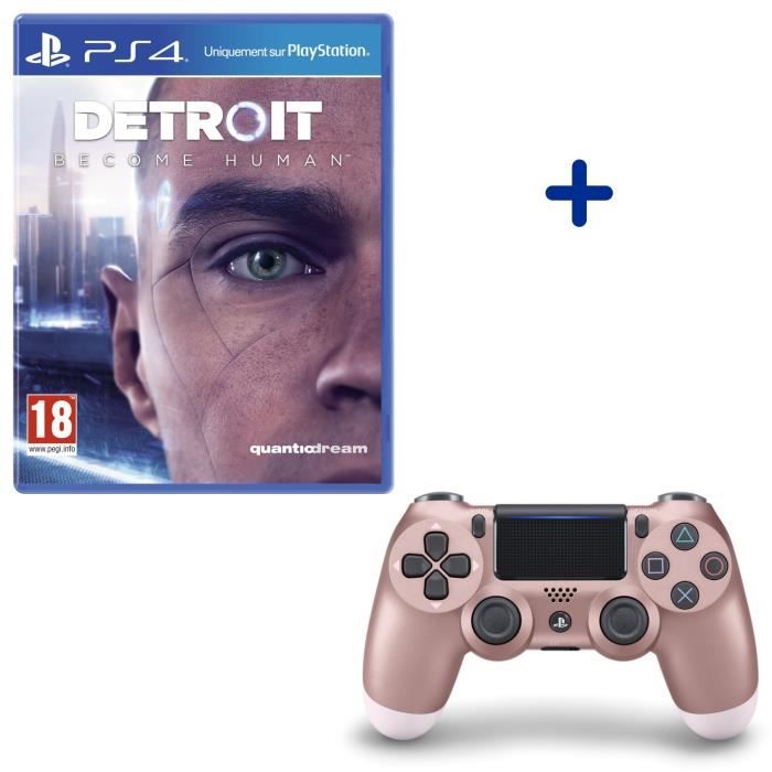 Detroit Become Human + Manette DualShock 4 Rose Gold