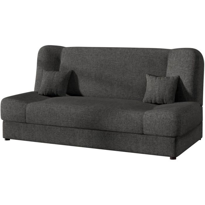 MIRJAN24 - LEA Banquette convertible - Tissu anthracite