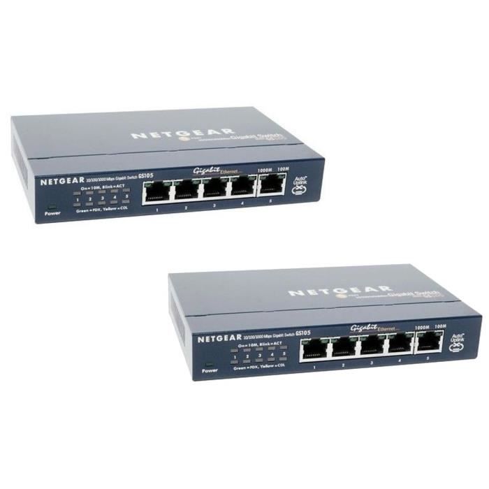 Netgear Switch 5 ports GS105GE x 2