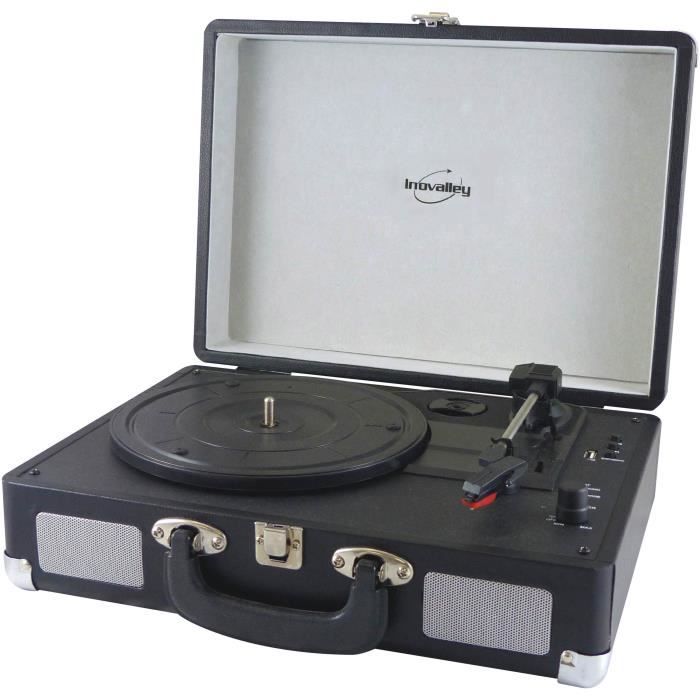 INOVALEY RETRO20 Chaine retro tourne disque avec encodage USB et Bluetooth