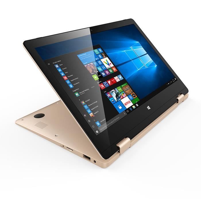 THOMSON Ordinateur convertible NEO360 - 11,6'' HD Tactile - 2Go RAM - Intel® Celeron™ - 32Go eMMC - Windows 10 - Doré