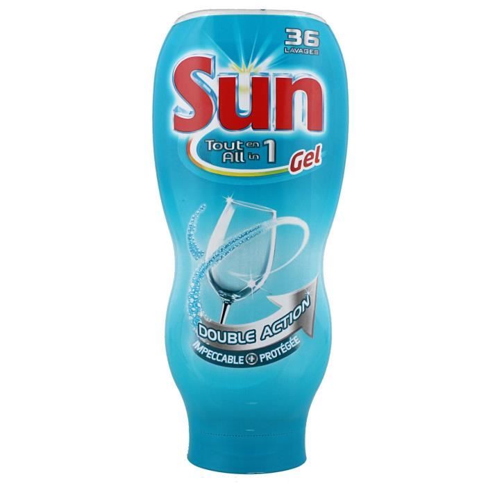 Sun turbo gel tout en 1 gel 36 lavage