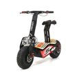 E-ROAD Velocifero MAD 1600 Trottinette Hybride Noir et Rouge