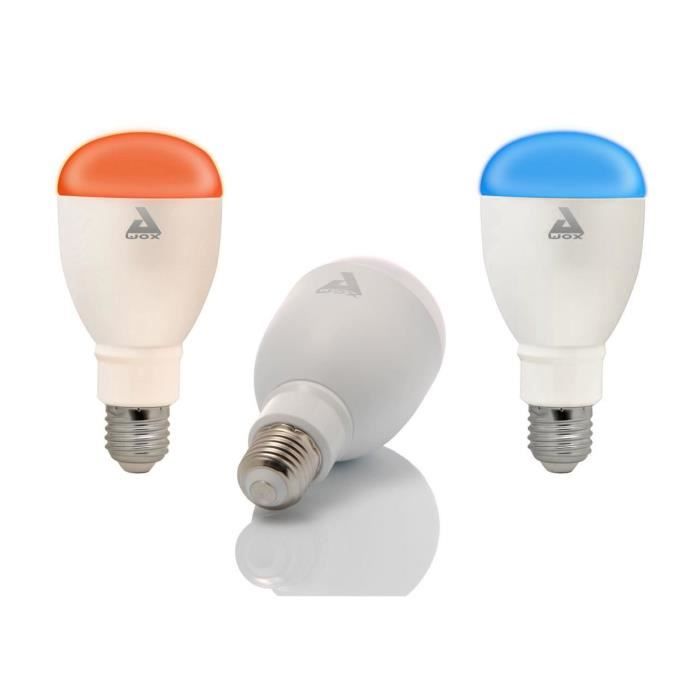 AWOX Lot de 3 Ampoules couleur E27 LED SmartLIGHT Color
