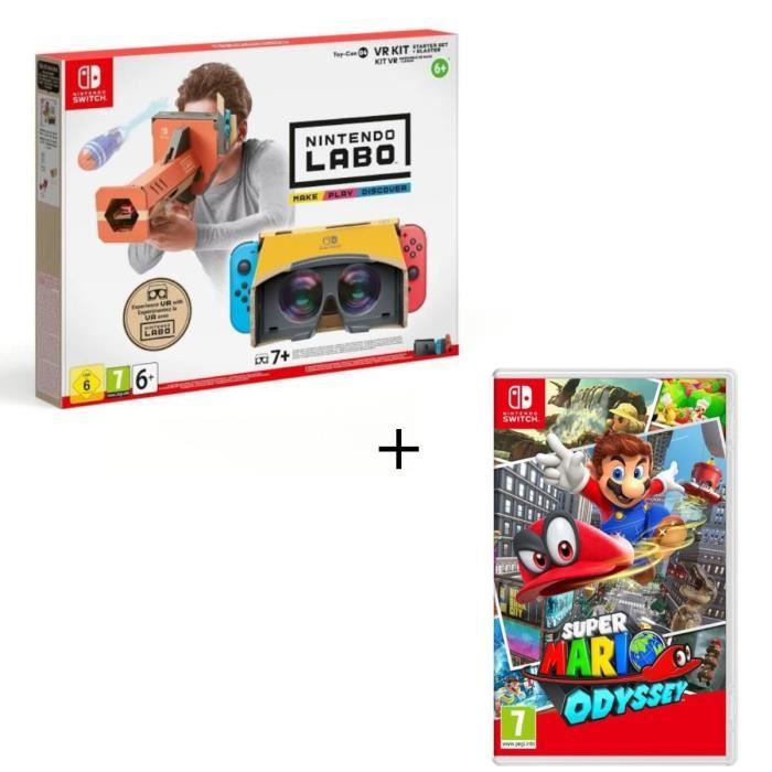 Nintendo Labo™ - Kit VR Toy-Con 04 - Ensemble de base + canon + Super Mario Odyssey