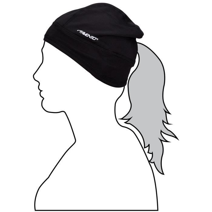 AVENTO Bonnet sport adulte - Taille unique - Noir