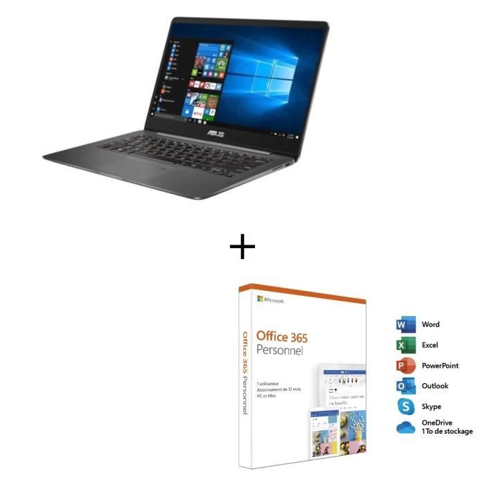 Ordinateur Ultrabook - ASUS ZenBook UX430UA-GV595T - 14\