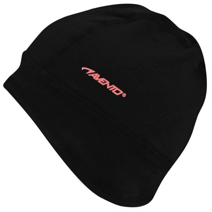 AVENTO Bonnet sport femme - Taille unique - Noir et rose