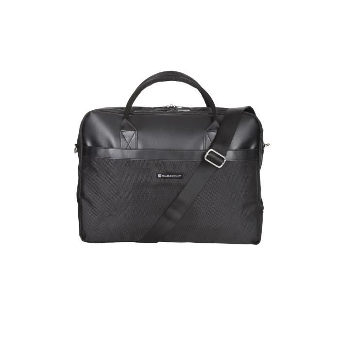 PLATINIUM Sac Ordinateur Double Compartiment CLYDE Noir