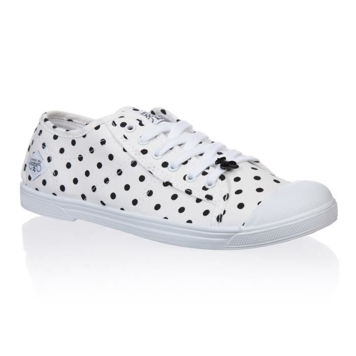 LE TEMPS DES CERISES Baskets BASIC02 Chaussures Femme Blanc