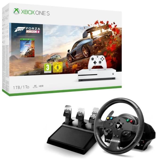 Xbox One S 1 To Forza Horizon 4 + Volant TMX Pro Thrustmaster