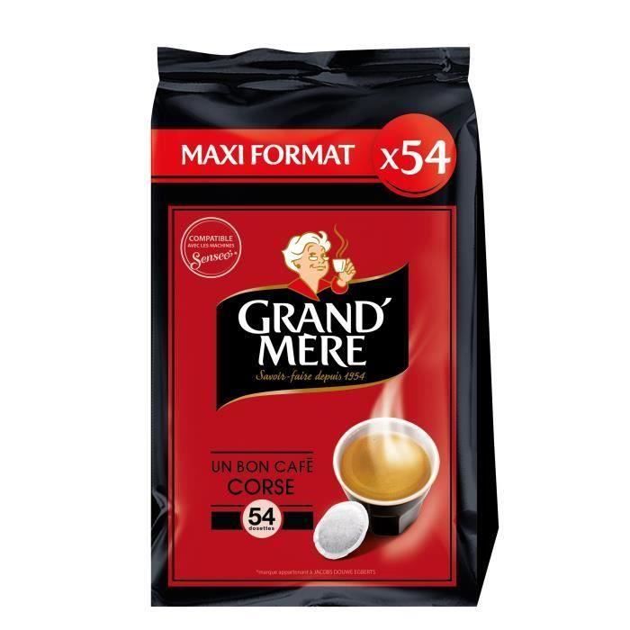 GRAND'MERE Café corsé - 5 paquets de 54 dosettes