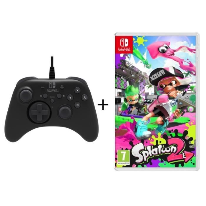 Splatoon 2 jeu Switch + Manette pro
