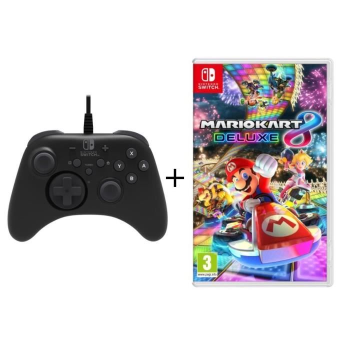 Mario Kart 8 Deluxe jeu Switch + Manette pro