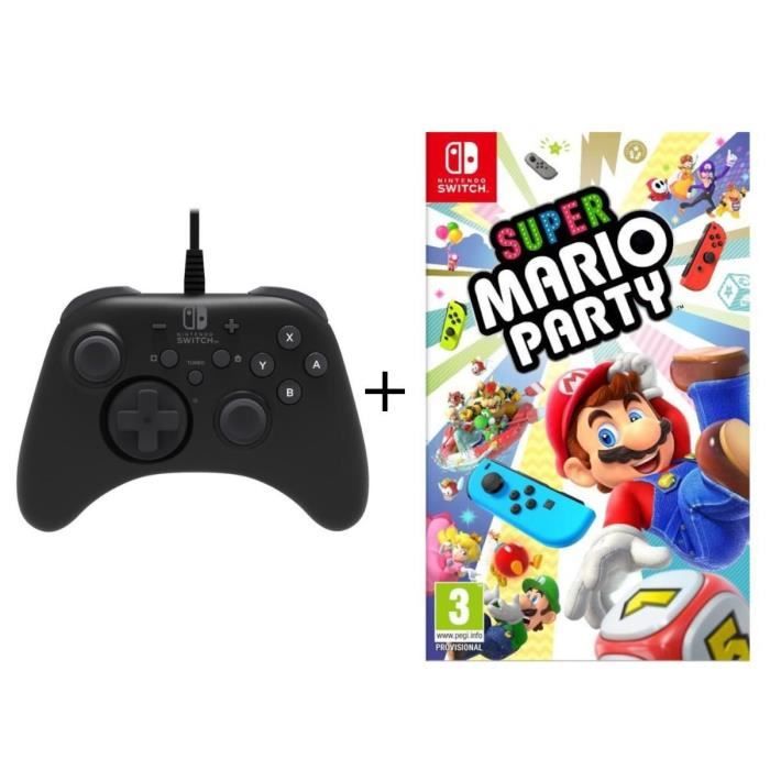 Super Mario Party jeu Switch + Manette pro
