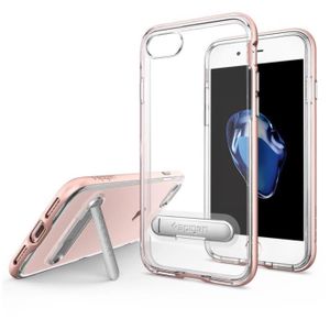 Spigen Crystal Hybrid pour iPhone 7 Rose Or