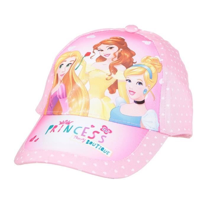 PRINCESSES Casquette Rose Enfant Fille