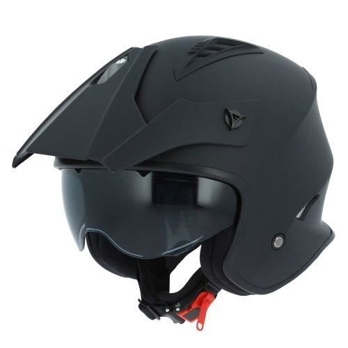 ASTONE Casque Jet MiniCross - Noir mat