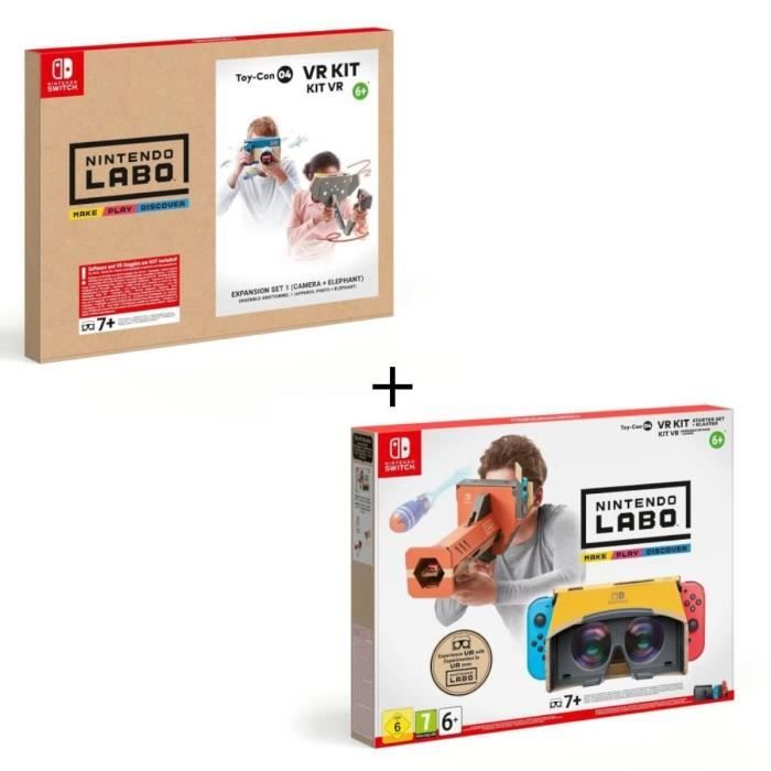 Nintendo Labo™ - Kit VR Toy-Con 04 - Ensemble de base + canon + Nintendo Labo™ - Kit VR Toy-Con 04 Ensemble Additionnel 1