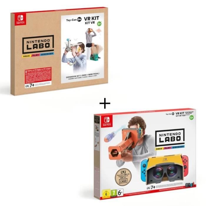 Nintendo Labo™ - Kit VR Toy-Con 04 - Ensemble de base + canon + Nintendo Labo™ - Kit VR Toy-Con 04 Ensemble Additionnel 1