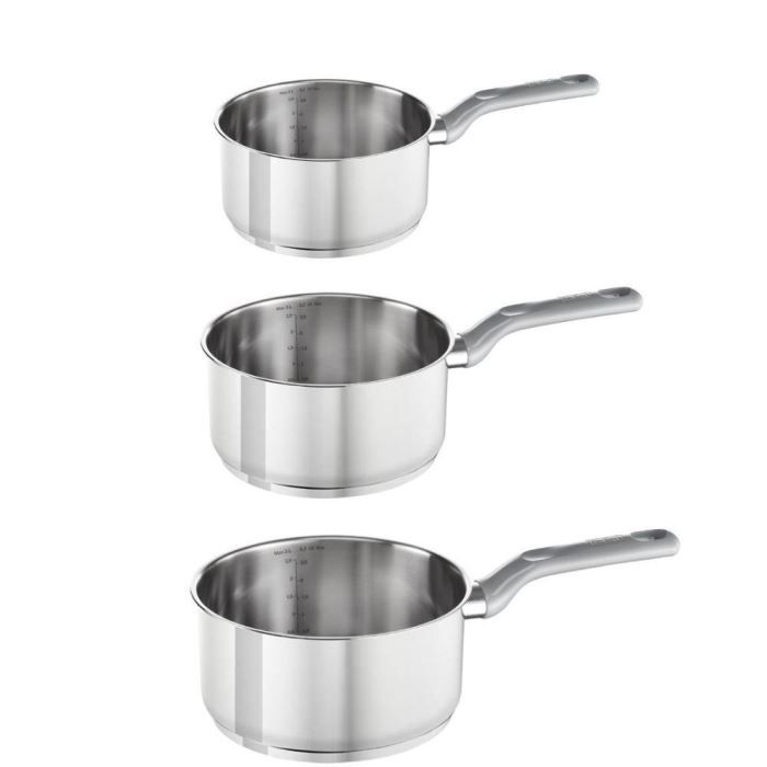 TEFAL ENVY INOX 3 Casseroles 16/18/20 cm